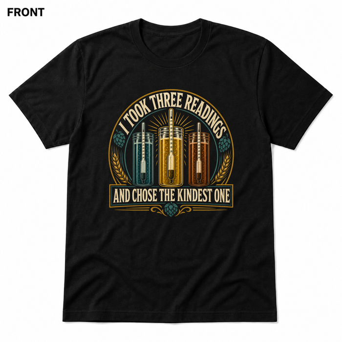 Kindest Reading Black front t-shirt mockup - SoCal Brewing Supply