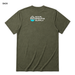 Running Late, Bringing Beer Heather Military Green back t-shirt mockup - SoCal Brewing Supply
