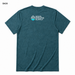 This Is My Sparge Face Soft Homebrew T-Shirt BACK view in Heather Deep Teal on square white background