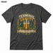 Terminal Gravity Asphalt front t-shirt mockup - SoCal Brewing Supply