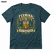 Terminal Gravity Heather Deep Teal front t-shirt mockup - SoCal Brewing Supply