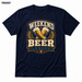 Weekend Beer League Navy front t-shirt mockup - SoCal Brewing Supply