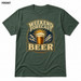 Weekend Forecast: Beer Heather Forest front t-shirt mockup - SoCal Brewing Supply
