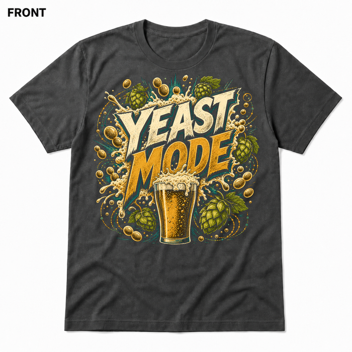 Yeast Mode Asphalt front t-shirt mockup - SoCal Brewing Supply