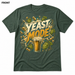 Yeast Mode Heather Forest front t-shirt mockup - SoCal Brewing Supply