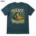 Yeast Whisperer Heather Deep Teal front t-shirt mockup - SoCal Brewing Supply