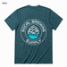 SoCal Brewing Supply Classic Logo Soft T-Shirt BACK view in Heather Deep Teal with correct circular shop logo