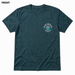 SoCal Brewing Supply Classic Logo Soft T-Shirt FRONT view in Heather Deep Teal with correct circular shop logo