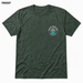 SoCal Brewing Supply Classic Logo Soft T-Shirt FRONT view in Heather Forest with correct circular shop logo