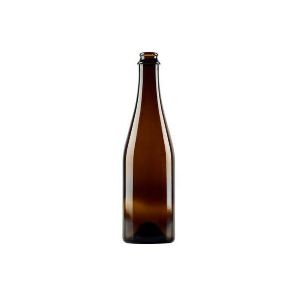 Sour Style Glass Beer Bottles | 500 mL (16.9 oz) | Brown Glass | Crown Cap