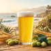 Illustrated artwork for South Coast Blonde Ale recipe kit all-grain version