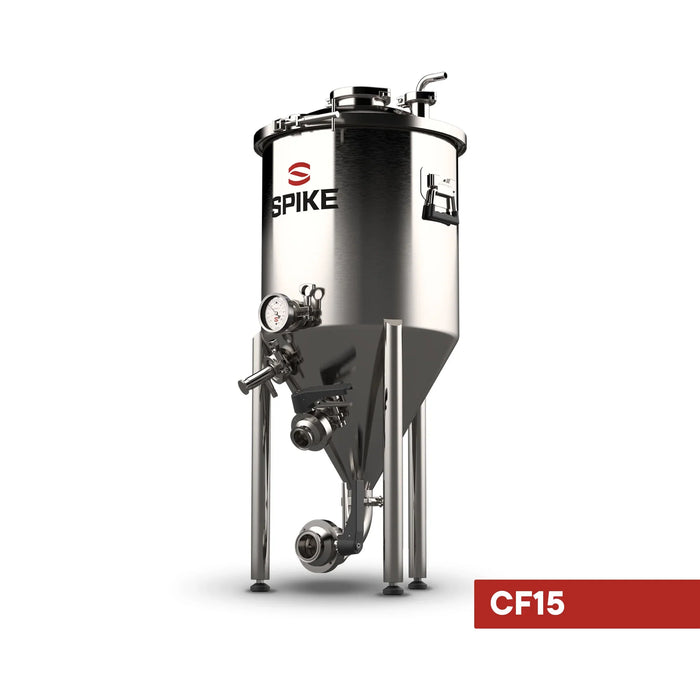 Spike CF15 Stainless Steel Conical Fermenter.