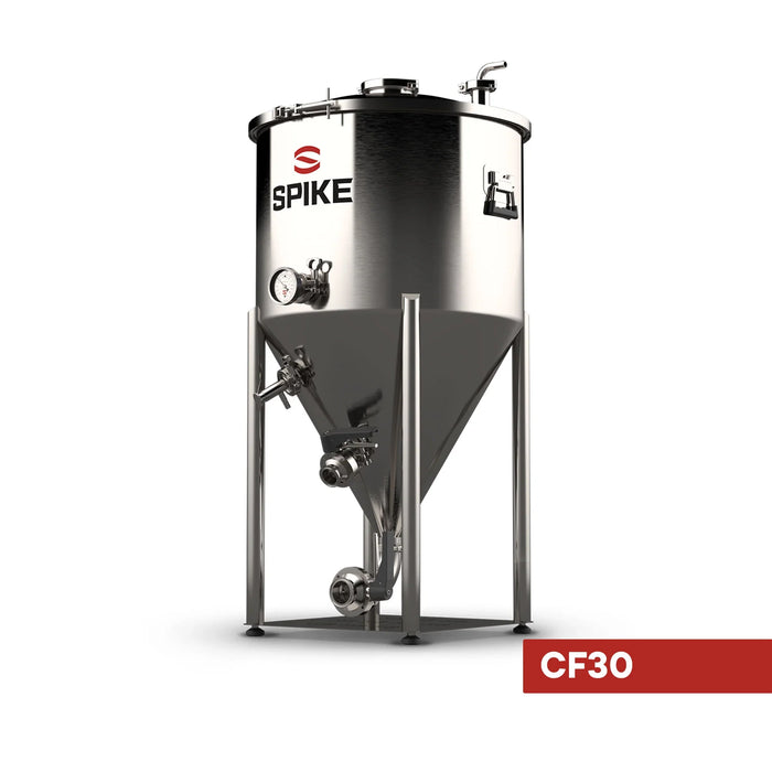 Spike CF30 Stainless Steel Conical Fermenter.