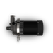 Spike Flow brewing pump with NPT connections, top view on a white background.