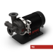 Spike Flow brewing pump with Tri-Clamp connections, angled view on a white background.