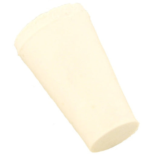 #000 solid rubber stopper plug for drilled fermenter stoppers and carboy bungs