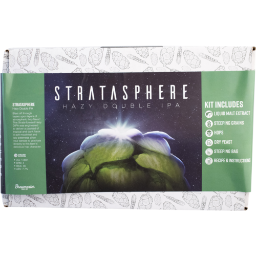 Stratasphere Hazy Double IPA | Beginner Beer Recipe Kit | 5 Gallon Brewing Kit