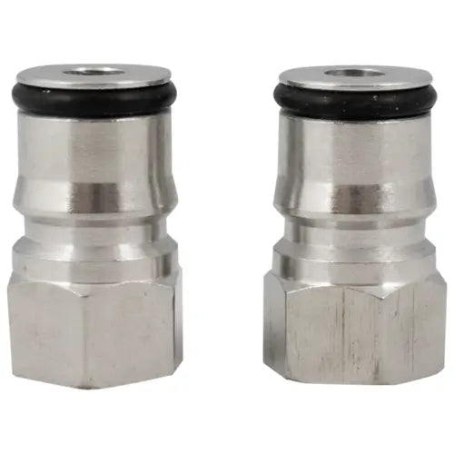 Stainless Steel Universal Ball Lock Bodies for Corny Kegs, 2 pack.
