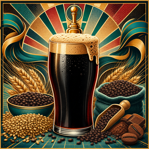 Velvet Tap Nitro Dry Irish Stout | All-grain Recipe Kit | 5 Gallons vibrant illustrated beer recipe kit artwork - SoCal Brewing Supply