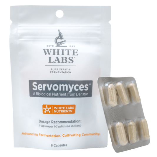 White Labs Servomyces Yeast Nutrient | Blister Pack of 6 Capsules