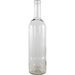 Image of Clear Glass 750ml Bordeaux shaped Wine Bottle for homemade wine or mead.
