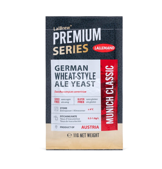 Lallemand LalBrew® Munich Classic Yeast | German Wheat-Style Ale Yeast 11 g