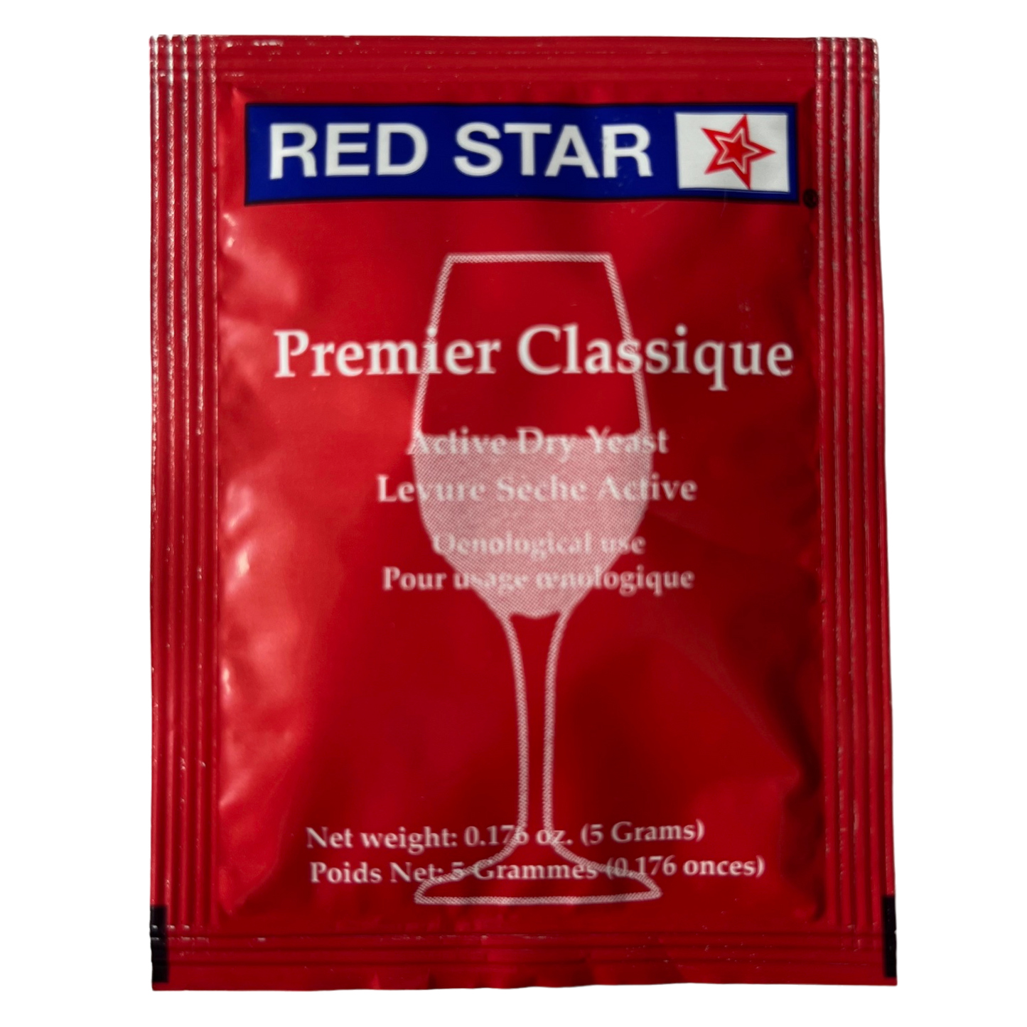 Premier Classique Dry Wine Yeast | Red Star | 5 Gram Size