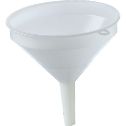 Medium 6" White Plastic Funnel for Brewing