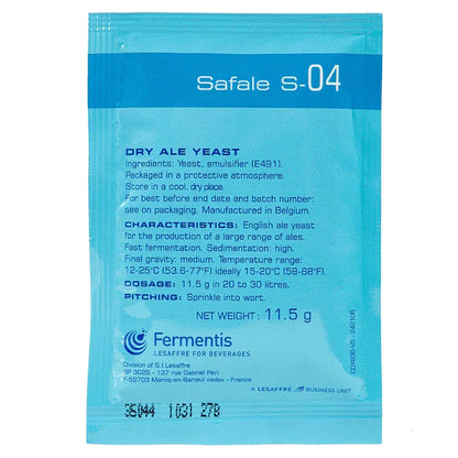 Fermentis SafAle™ S-04  English Ale Dry Yeast