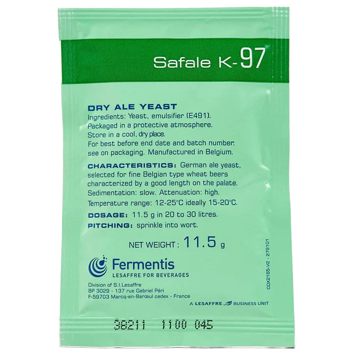 Fermentis SafAle™ K-97 German Ale Dry Yeast