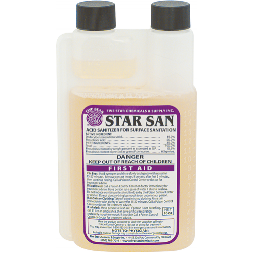 Star San Sanitizer by Five Star - 16 oz.