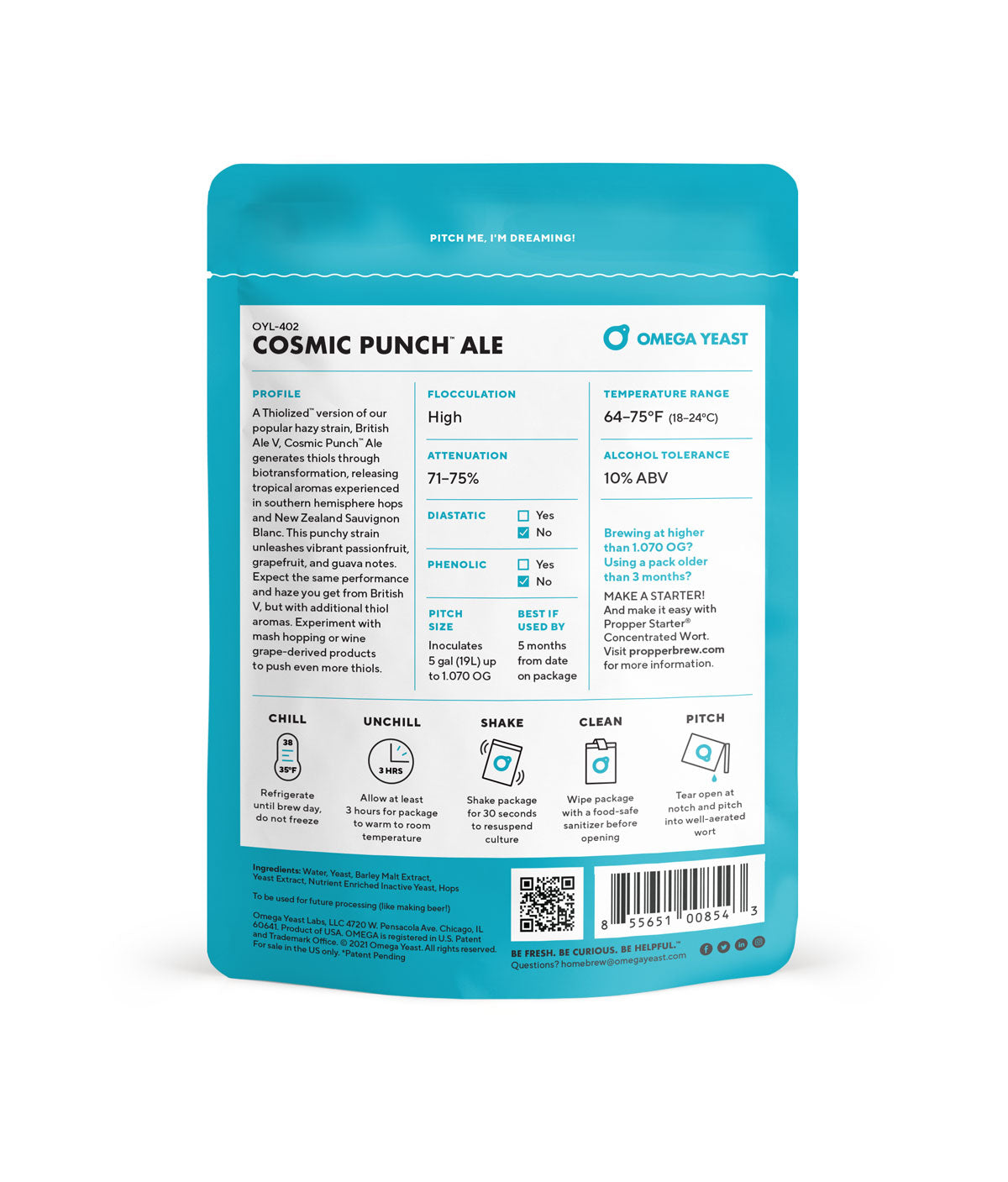 Cosmic Punch® Yeast by Omega Yeast
