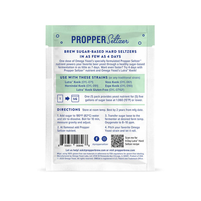 Propper Seltzer® | Yeast Nutrient for Hard Seltzer | 28 grams