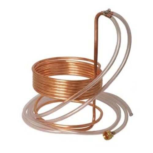 Immersion Wort Chiller | 25’ Long 3/8” Copper Tubing Chiller
