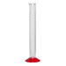 Graduated cylinder used to float a hydrometer, 12 inch plastic test jar.