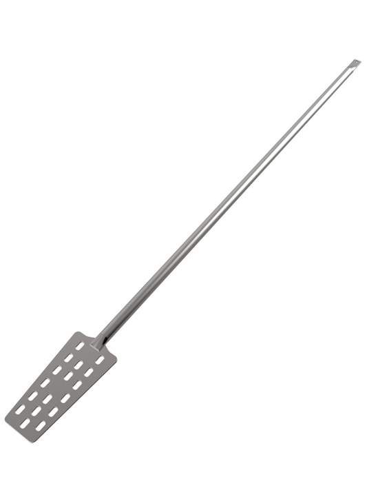 24" long handled heavy duty stainless steel mash paddle for doughing in your brewing grain