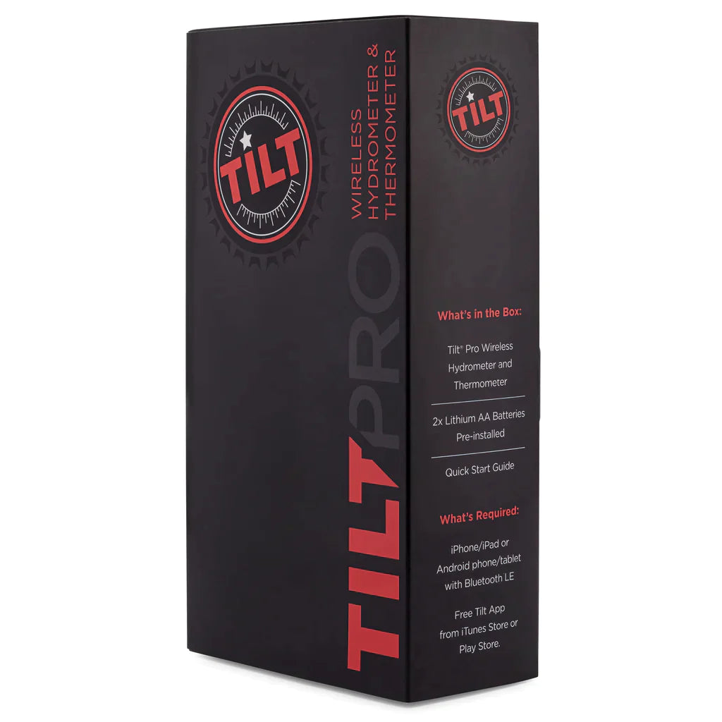 TILT® Pro Wireless Hydrometer and Thermometer - Black