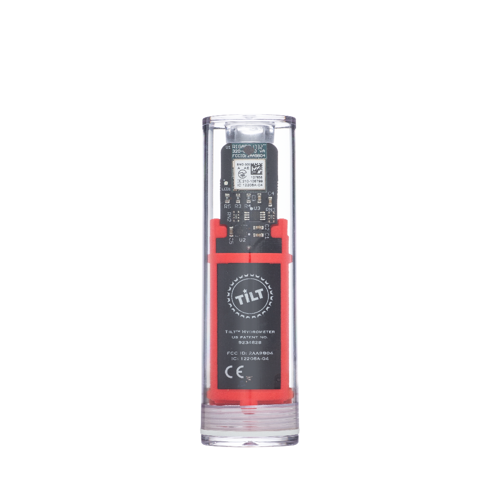 TILT™ Hydrometer and Thermometer - Red